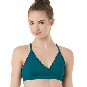 Balera Teal Dance Bra Top, Size LA